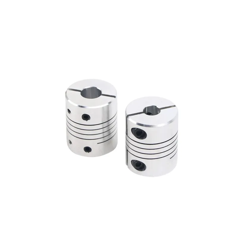 1pcs D25L30 Aluminum Alloy Elastic Coupling Winding Screw Motor Encoder Inner Hole 5mm 6mm 8mm 9mm 10mm 12mm aluminium flexible coupler
