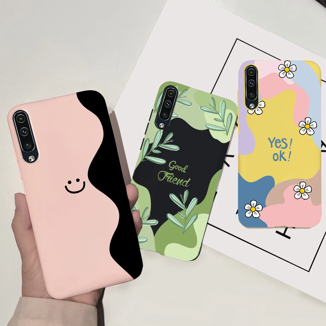 Per Samsung Galaxy A50 Custodia Cover Posteriore In Silicone Custodia Per Telefono Per Samsung A50 A 50 A505F 2019 Custodie Galaxy A50 6.4 'Paraurti C