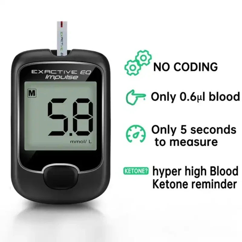 Blood Glucose Monitor with Test Strips