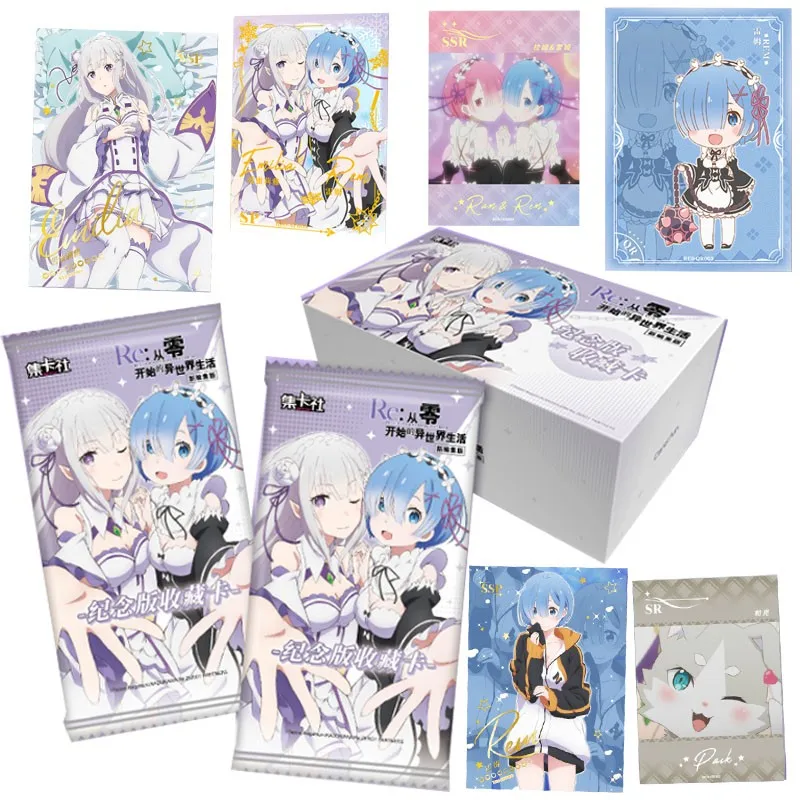 

Re: Life in A Different World From Zero Card Rem Emilia Ram Natsuki Subaru Exquisite Private Server Portrait Collection Cards