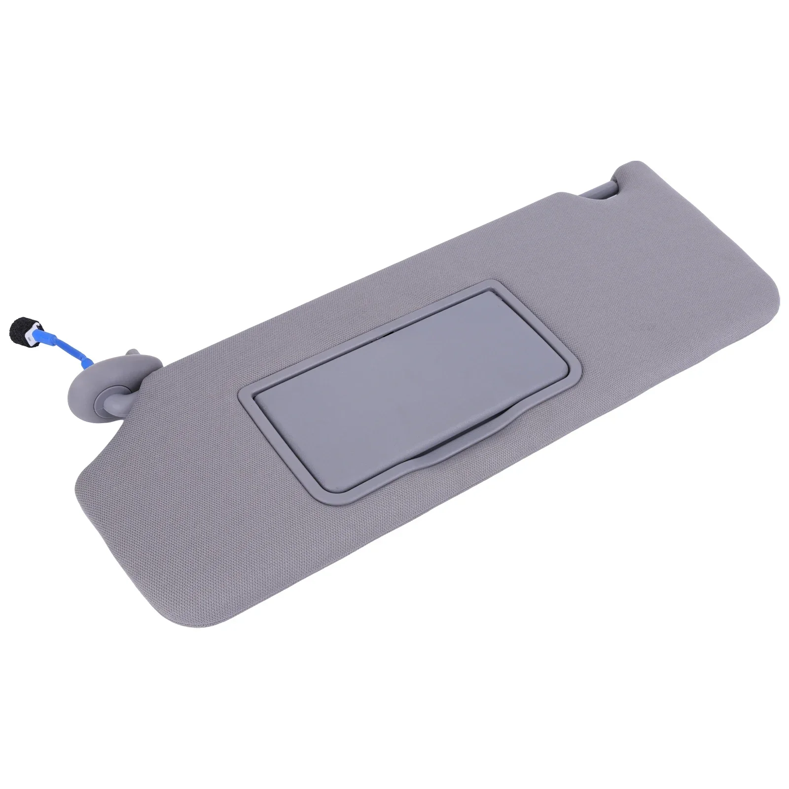 Gray Plastic Cloth Sun Visor with Light for Driver Side