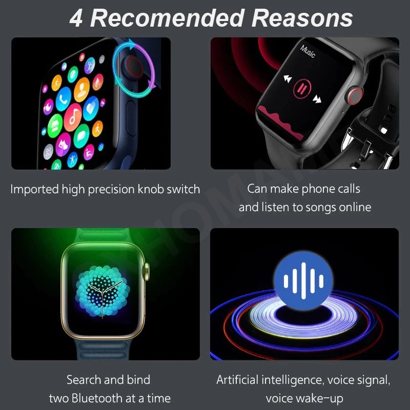 Ʈ ġ i8 Pro Max  ȭ  ƮϽ Series 8 Smartwatch   ո ð PK i7 Pro Max Smart Watch 8
