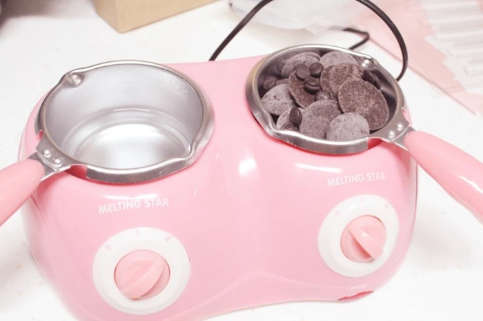 Diy Baking Chocolate Melting / Chocolate Melting Machine Hot Double Send Mail Kit