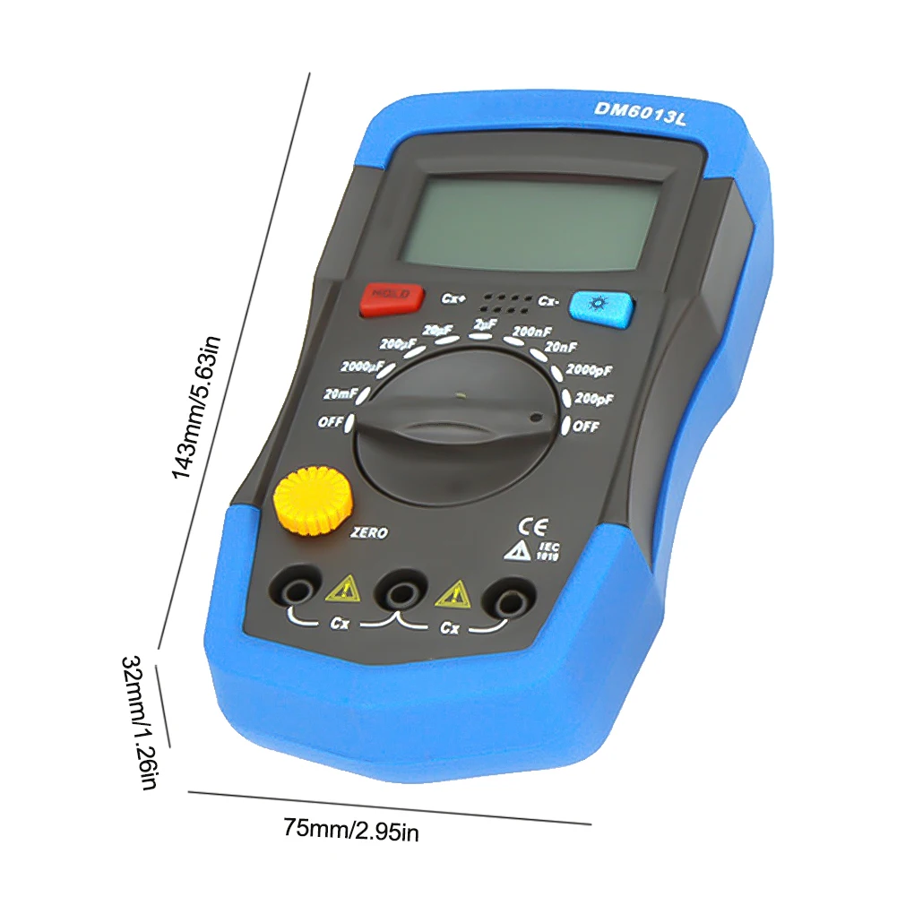 Portable Digital Capacitance Meter for Electronics Measurement