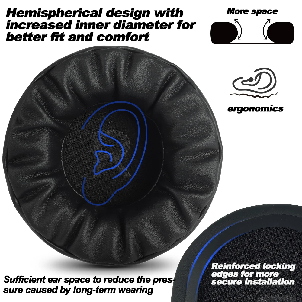 Earphone pads For AKG K52 K72 K92 Replacement headband accessories: cooling velvet,replacement Earpads Covers Sponge Protein