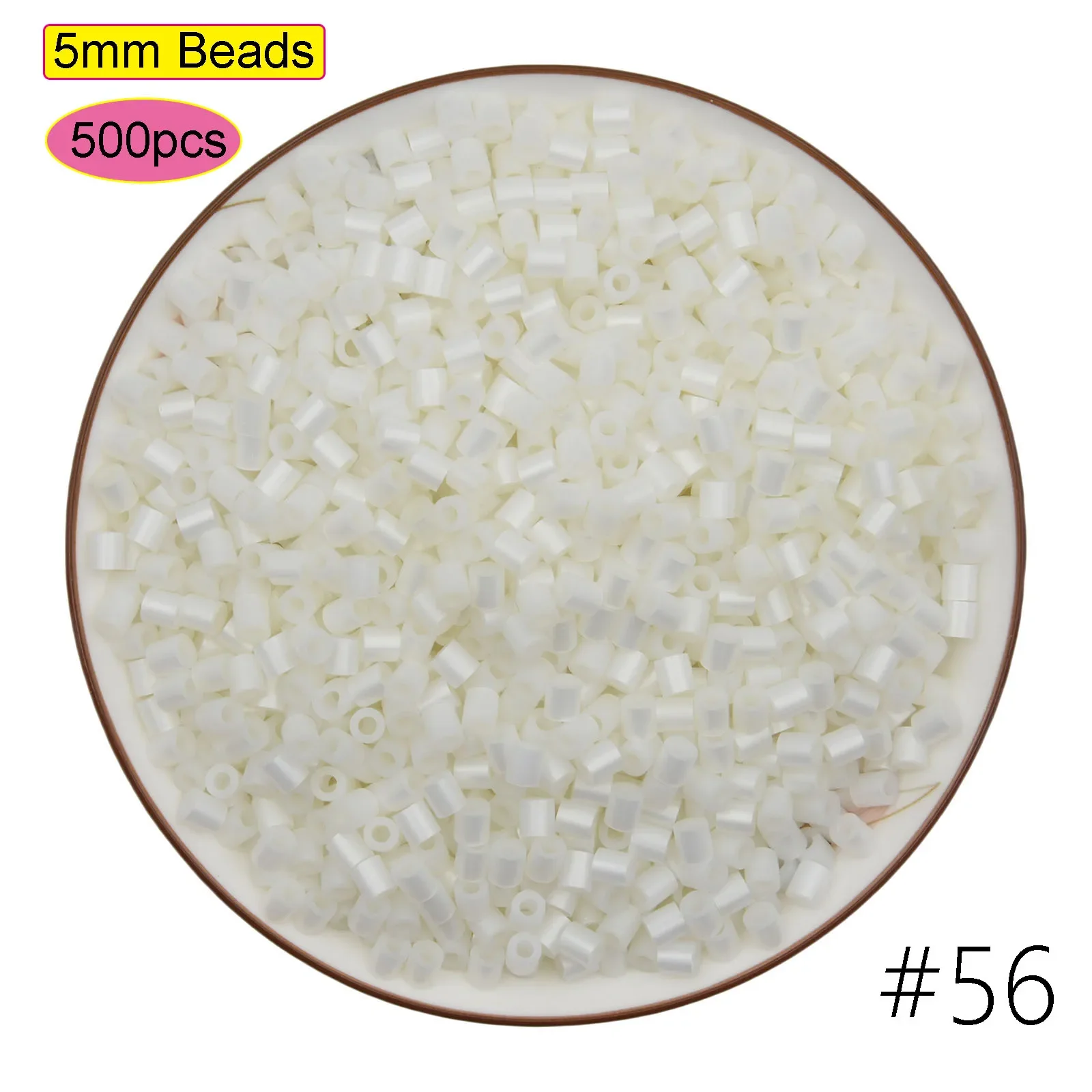 500PCS Multicolor Hama Beads for Kids – DIY Puzzle and Pixel Art Toy Set