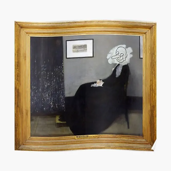 Mr Bean Mr Bean Whistler È Madre Poster Pittura Immagine Decorazione Home Art Decor Wall Room Modern Funny Vintage No Frame