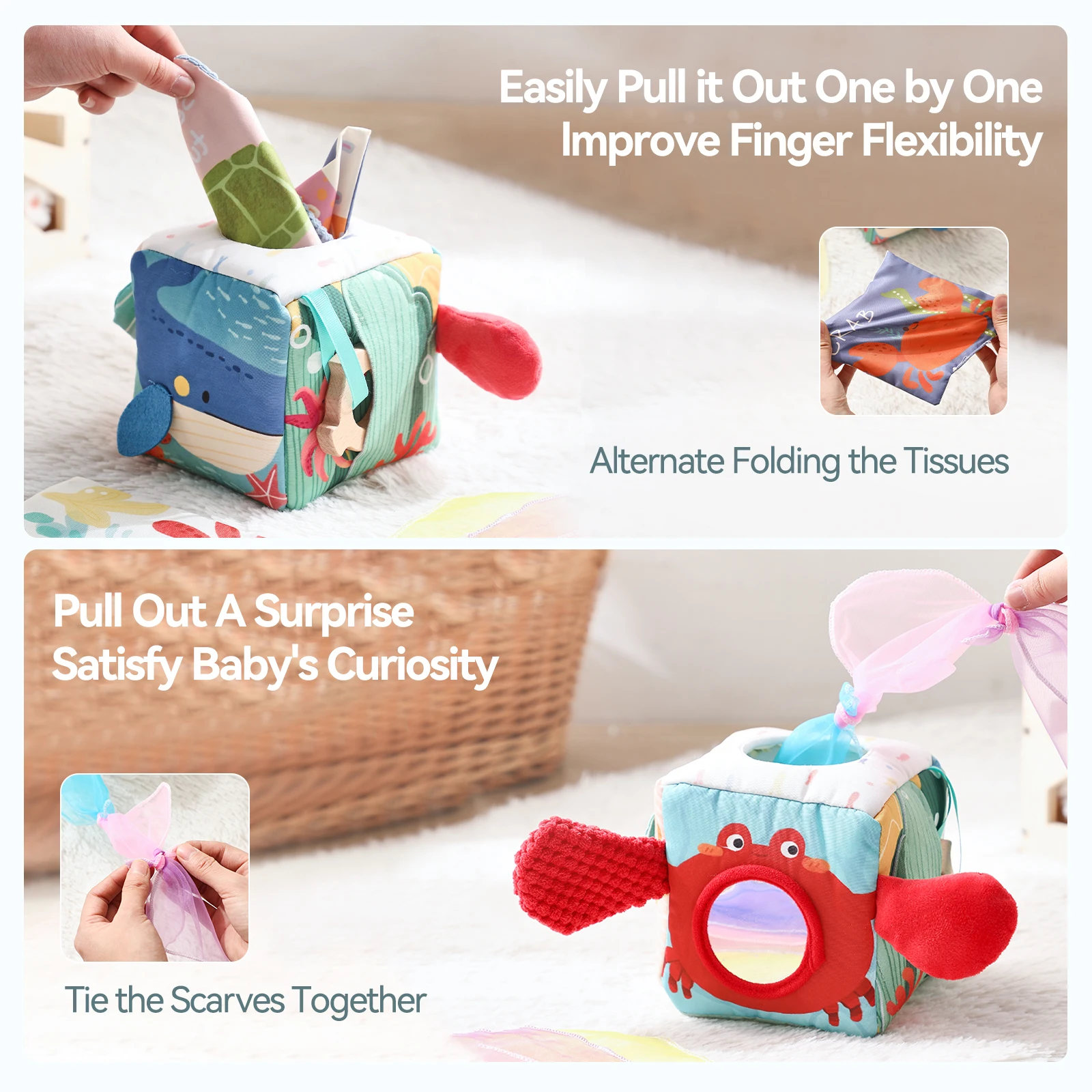 Baby Magic Tissue Box Toy 2
