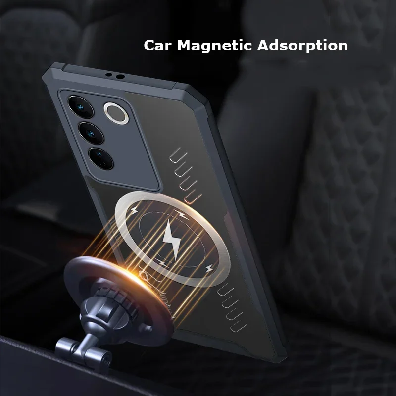 Custodia trasparente anti-caduta con dissipazione del calore in grafene per vivo S18 S17 S17t S16 Pro con ricarica wireless_voghion.com