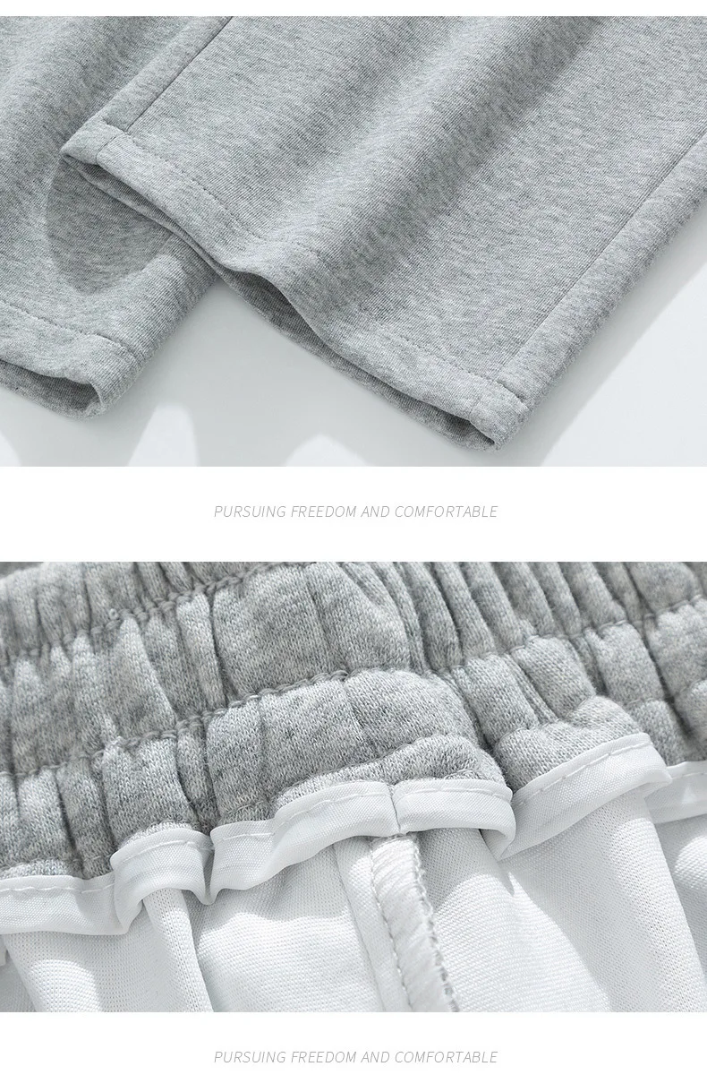 بنطلون واسع الساق للرجال لفصلي الخريف والشتاء، مبطن بالصوف، تصميم مستقيم وفضفاض، بنطلون رياضي كاجوال طويل، بنطلون رياضي أسود