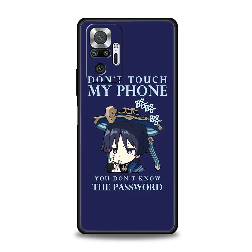 Kawaii Cartoon Genshin Impact Soft Phone Case