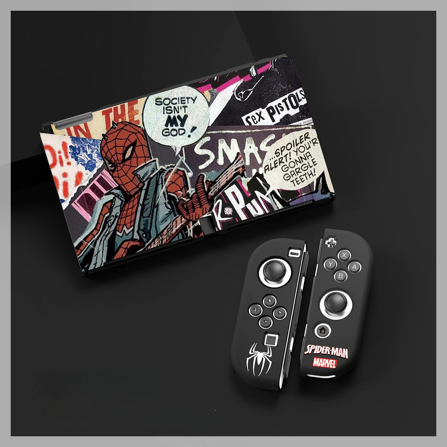 ニンテンドーSwitch　ジョイコン　スパイダーマン　カスタム ニンテンドーSwitch ジョイコン スパイダーマン カスタム