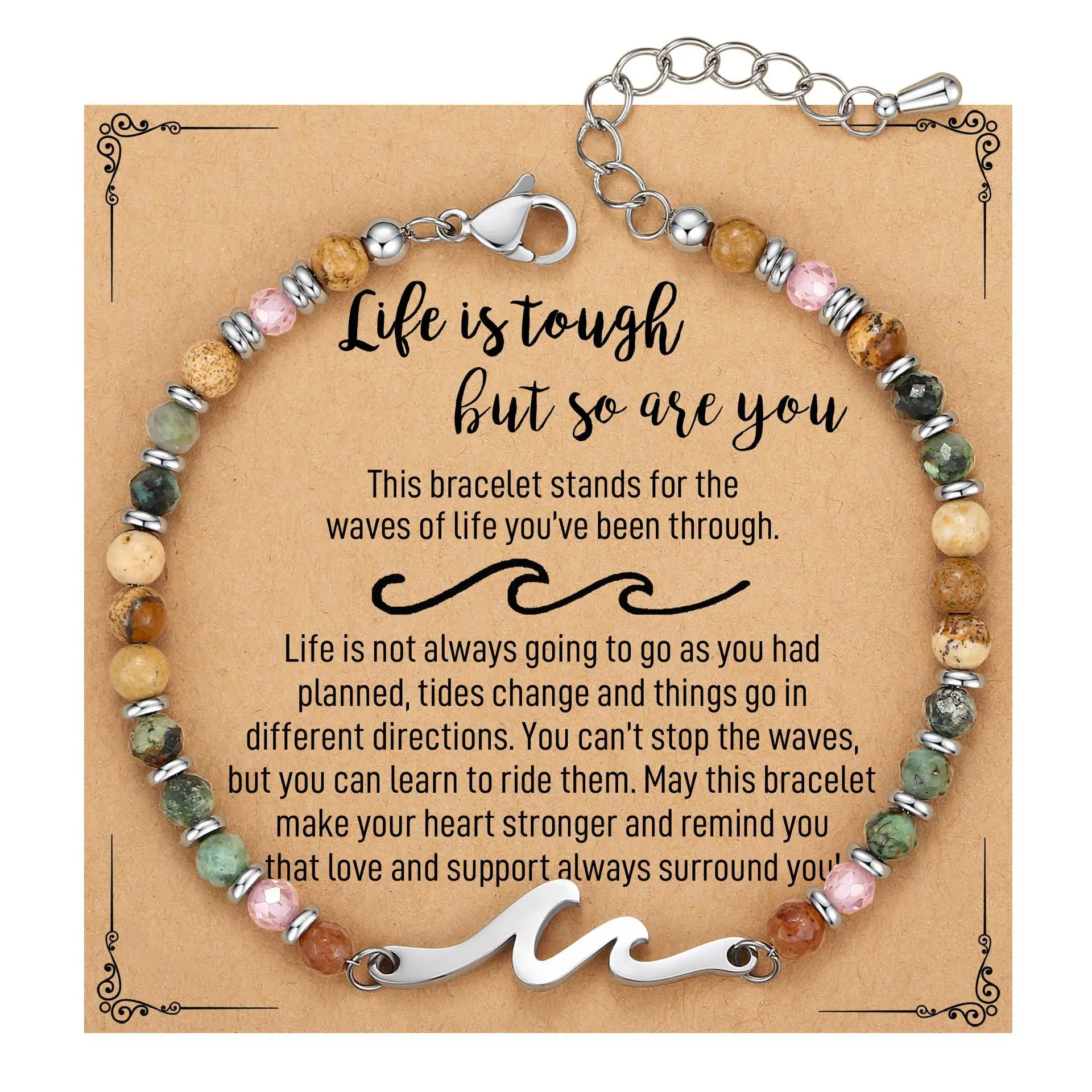 Wave Friendship Bracelet - Thoughtful Gift for Women and Best Friends