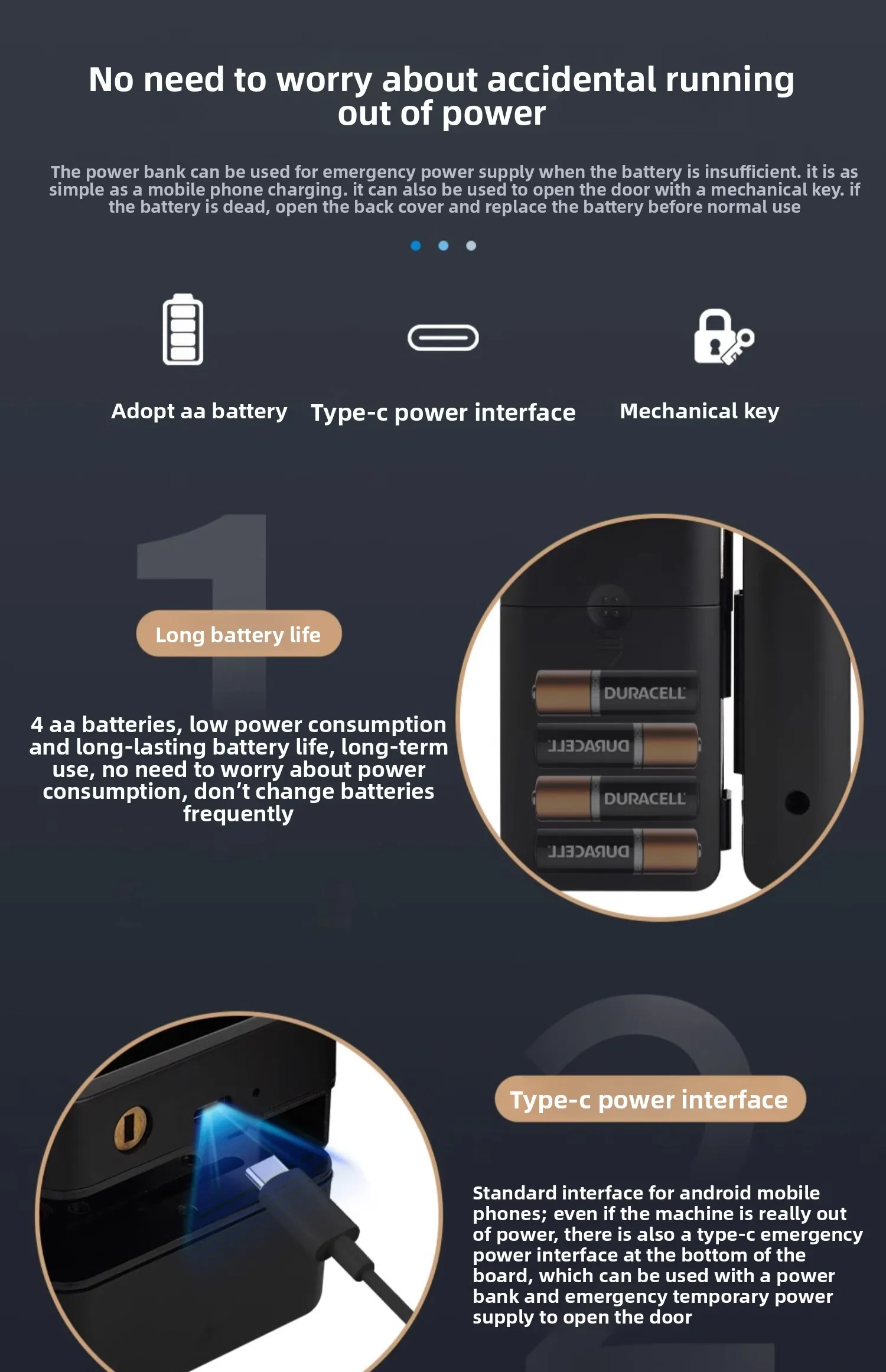 glass door fingerprint lock without opening holes Framed sliding door Intelligen