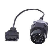 

Car OBD Extension Cable OBD II Adapter for BMW 20 Pin To OBD2 16 PIN Female Connector E36 E39 X5 Z3 for BMW 20pin To 16pin