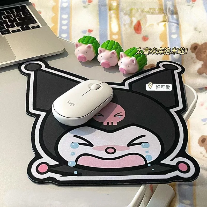 

Sanrio Anime Cinnamoroll Kuromi Hello Kitty Mymelody Figures Cute Cartoon Mouse Pad Desktop Decoration Kids Gifts