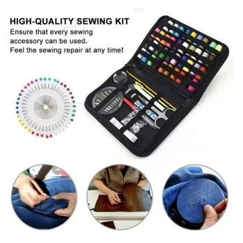 128Pcs Sewing Kit with Multi-function Tools 3