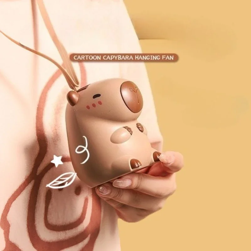 Portable Cartoon Mini Neck Fan for Kids and Women