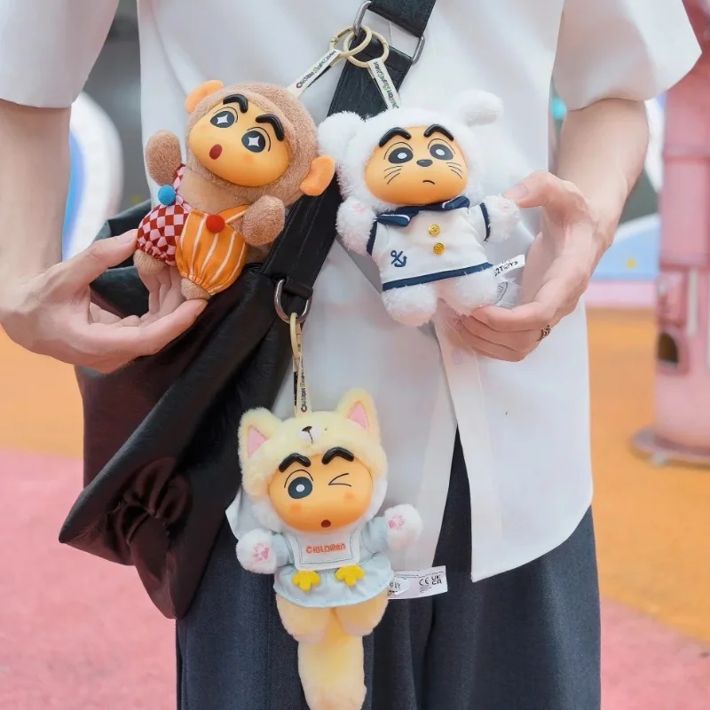 52toys Authentic Crayon Shin Chan Big Tail Plush Pendant Blindly