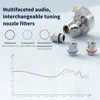 TRN Conch Earphone High-Performance DLC Diamond Diaphragm Dynamic in-Ear Monitors Tuning Nozzle Filters For Xiaomi 4