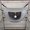 Cat Hammock Pet Cage Hanging Bed Breathable Mesh Cozy Kitten Hamster Sleeping House For Small Animal Guinea Pig Machine Washable 3