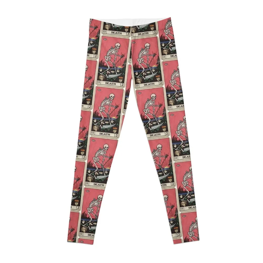 

Death Tarot Leggings gym's clothing Women's sports pants Women sportwear Jogger pants Womens Leggings