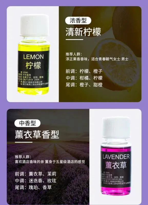 10ml Fragrances Refill for Specified Car Interior Perfumes Automatic Spray Car Fragrances Diffuser 1 Bottle Deodorants
