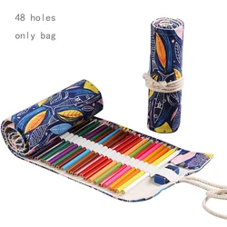 Vibrant 48 - Slot Art Pencil & Brush Holder - Kawaii School Supplies Pencil Case (48 holes fish)