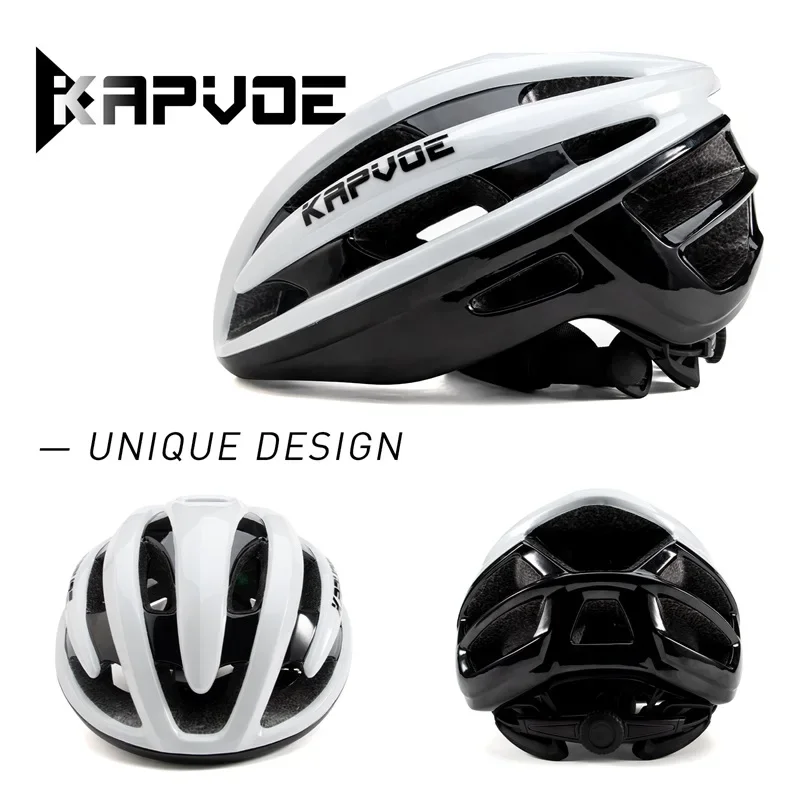 Description Picture 5 of itemKapvoe Bicycle Helmet Streamline Aero MTB Road Bike Helmets Racing Cycling Helmet Route Summer for Men Women Female Lightweight
