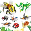 Insect Building Block Assembly Toy, Praying Mantis, Bee, Forest Animal Assembly Model, CHILDREN'S Birthday Gift, Boys and Girls 1