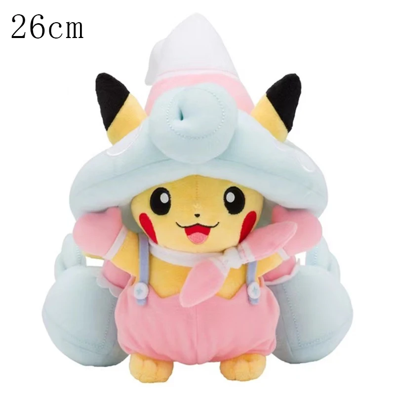 Pokopia Leuchtende Farbige und Pixel-Pikachu-Cosplay-Eevee-Plüschtiere, Charizard Peluche, Lucario, Snorlax, Garchomp, Tyranitar Puppe – Detail 30