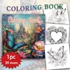 1pc,Adult coloring book,30 sheets different patterns 8.3x8.3''100gsm,is a Valentine's Day Easter holiday gift 1