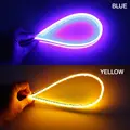 2Pcs Blue Yellow