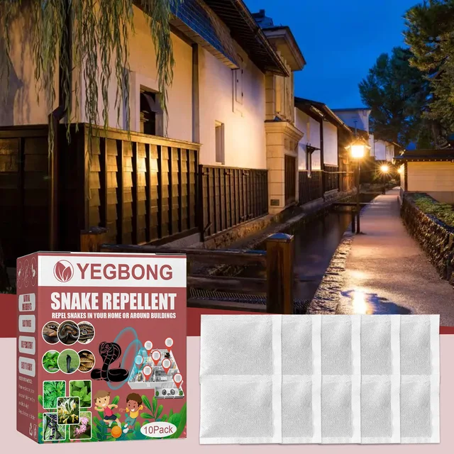 10 Darabos Kígyóvisszaporók Kígyó Visszatartó Táskák Az Udvari Otthoni Tetőtérhez És Biztonságosabbak Gyermekek Növények Körül - Image 3