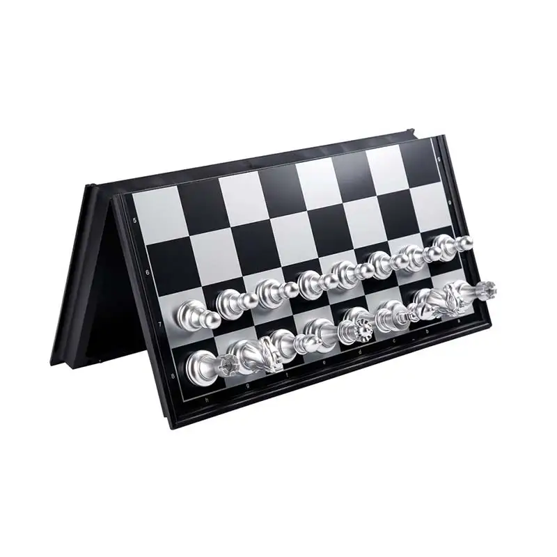 Folding magnetic chess portable family board game magnetic wooden folding board toy 24/2934/39cm