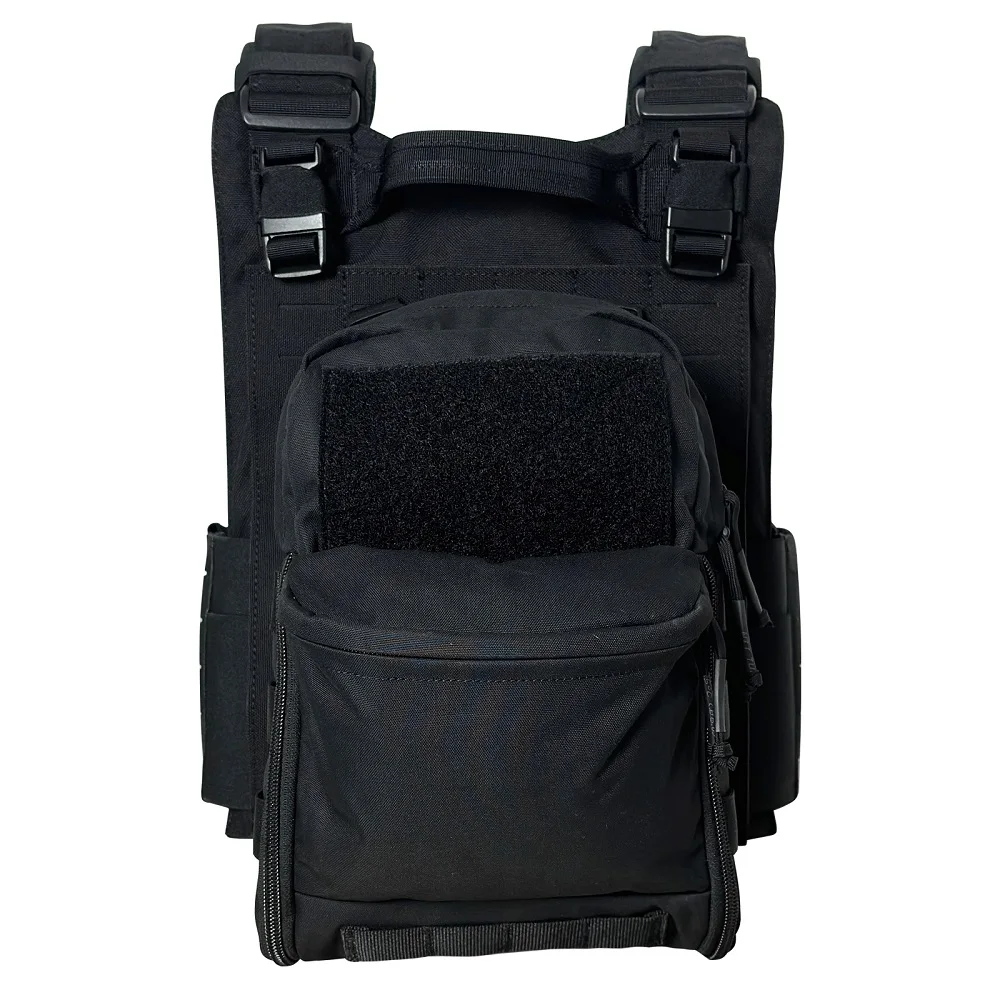 UNIONTAC Taktischer Kampfanzug 1000D Nylon Laserschneidweste mit 500D Trinkrucksack mit 1000D taktischer Tasche vorne – Detail 12