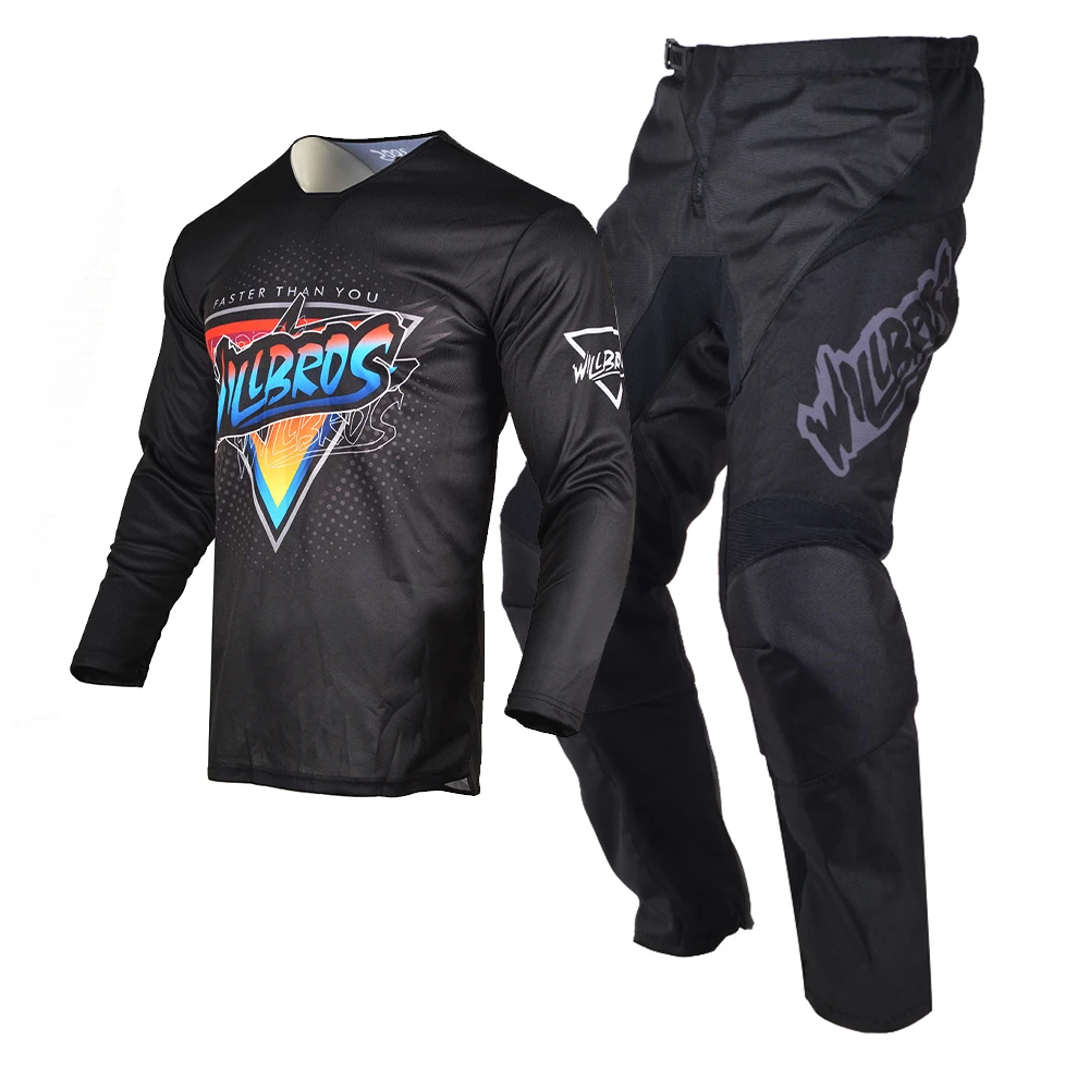Element Motocross MX 기어 저지 바지, 더트 바이크 콤보 세트, 오토바이 스포츠 BMX 엔듀로 DH 레이스 라이딩 