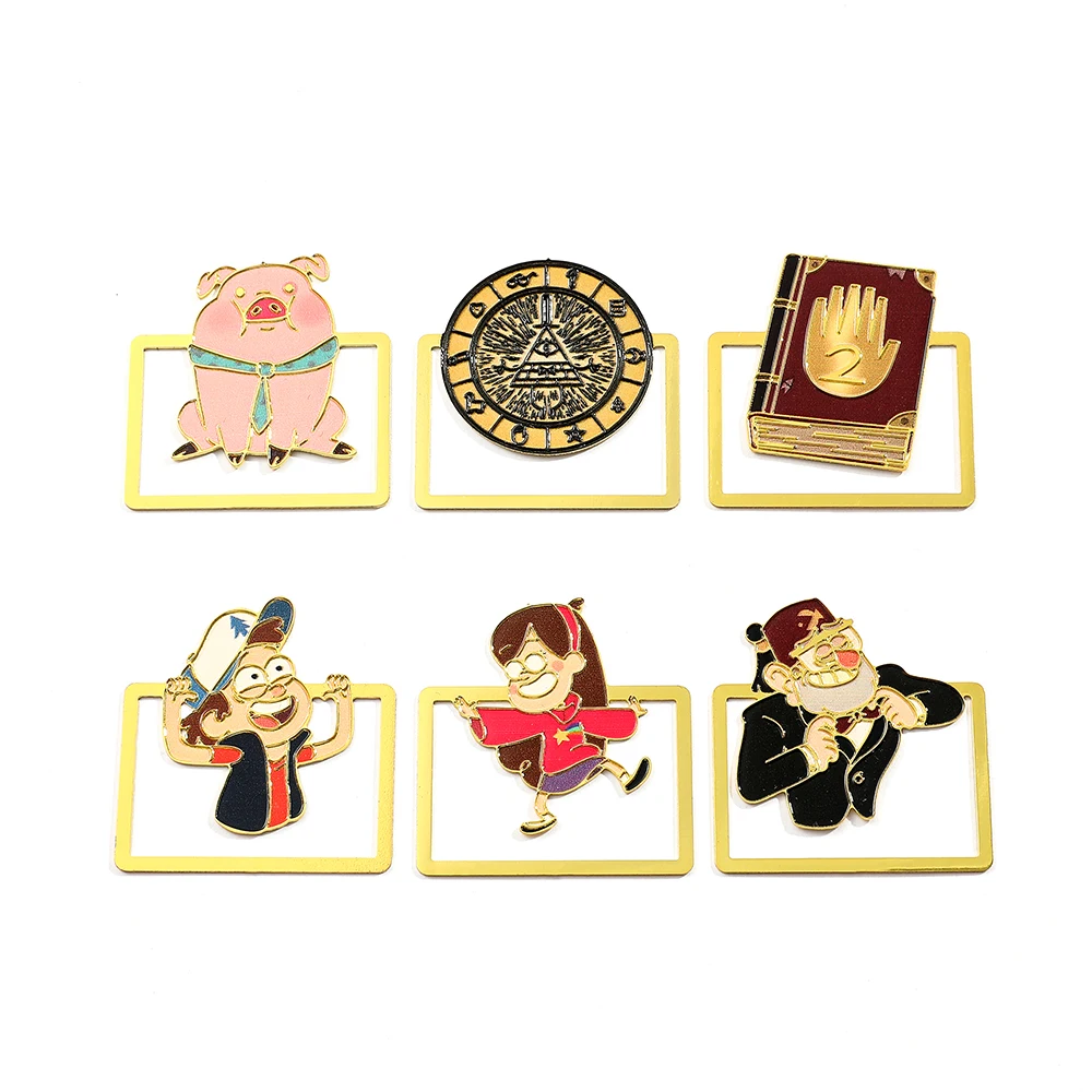 Gravity Falls Metal Bookmark Reading Office Marking Gift
