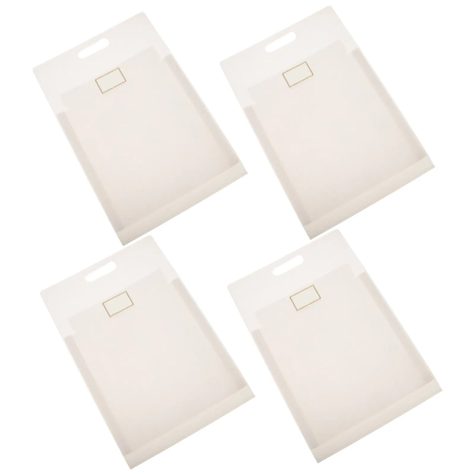 4Pcs A4 윈드 벨로우즈 파일 보관 가방: 사무실, 학교, 가정용 휴대용 손잡이가 있는 다층 확장형 문서 정리함