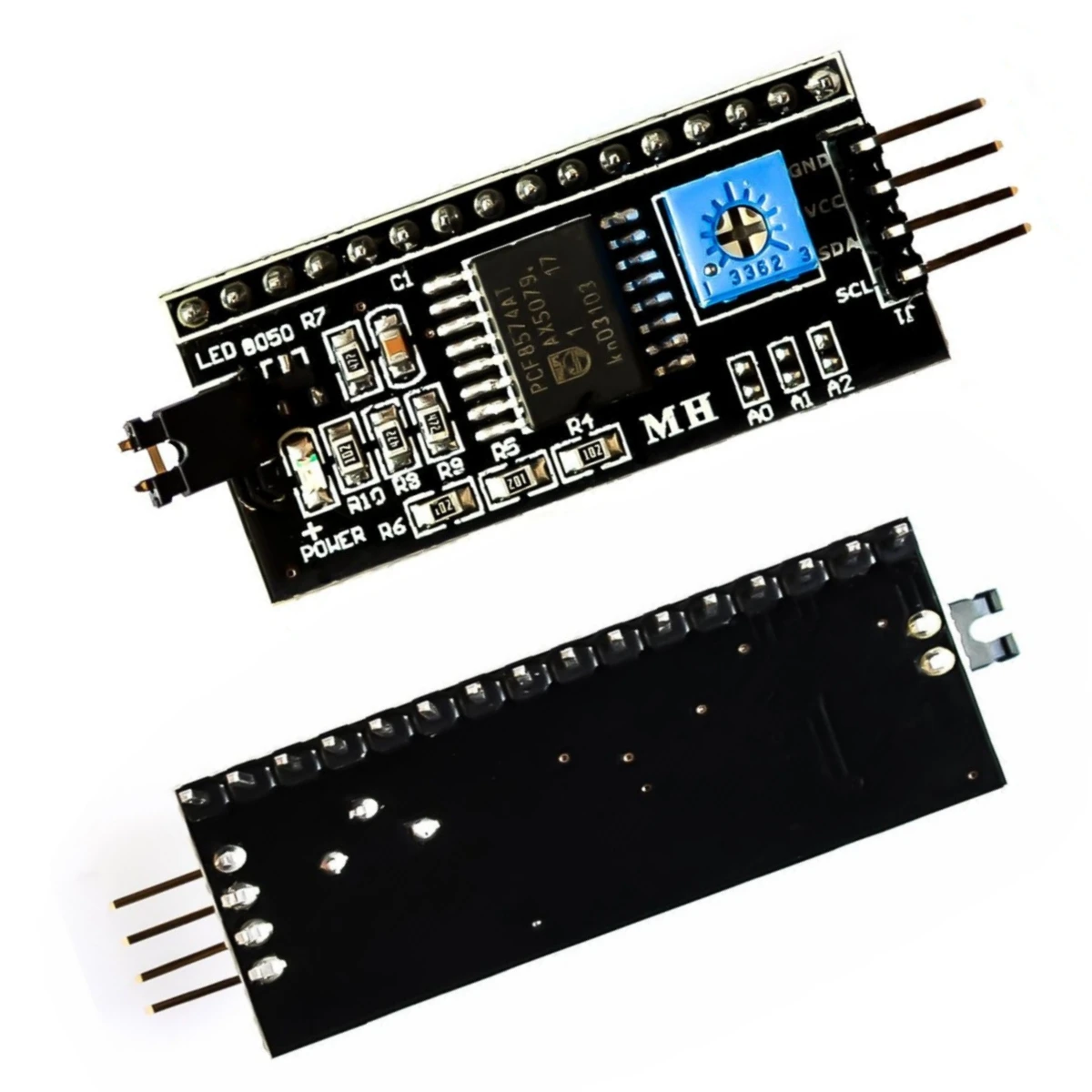 

IIC I2C TWI SPI Serial Interface Board Port LCD1602 2004 Adapter Plate LCD Adapter Converter Module PCF8574 Development Board