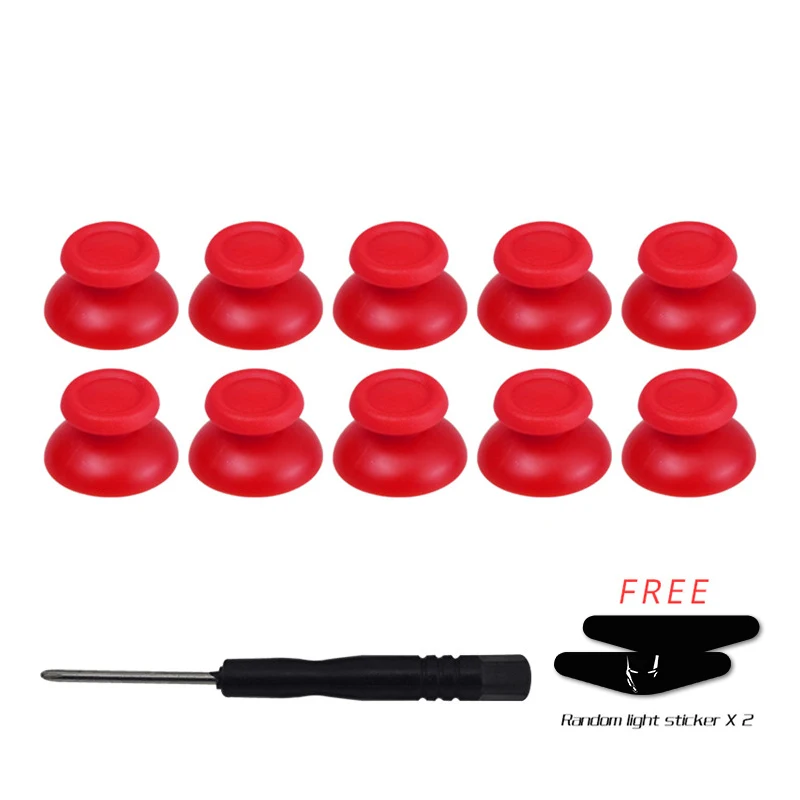 Data Frog 10pcs Replacement Joystick Thumb sticks For PS4 Controller Analog Joystick Button For Sony PS4 Joystick Button 