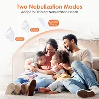 Nébuliseur portable, machine nébuliseur pour adultes et enfants, mini nébuliseur portatif avec embout pour adultes et masques de chargement 5
