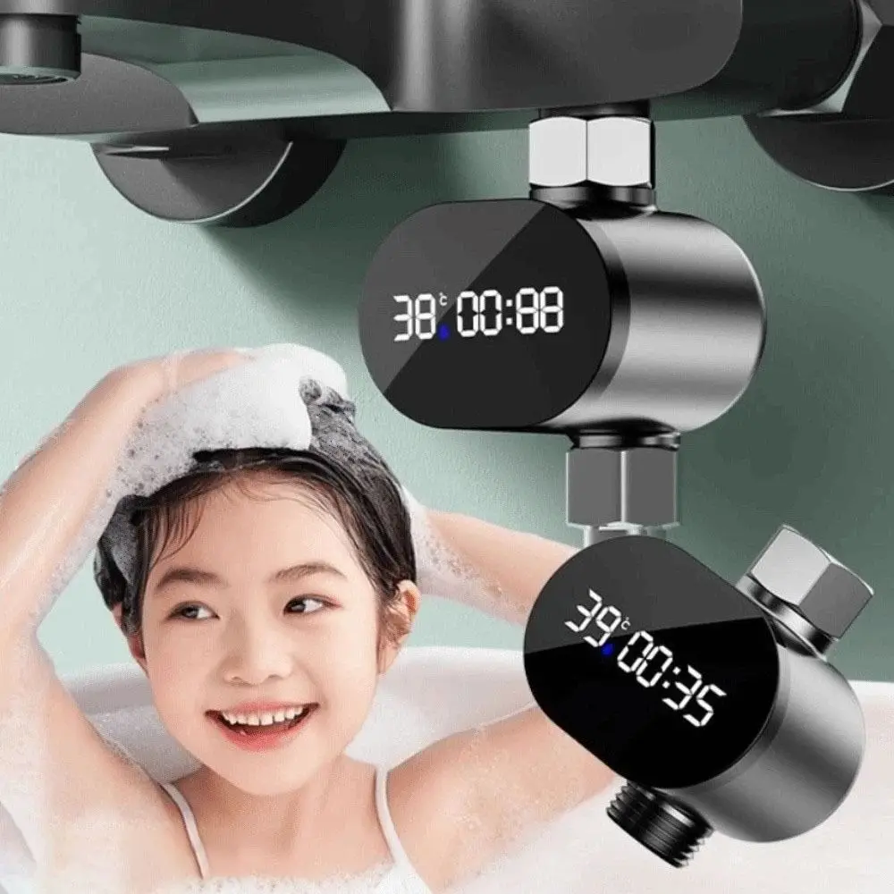 Stainless-Steel Water Temperature Gauge Waterproof Touch Control LED Display Thermometer Indicator Tool Precise Measurement