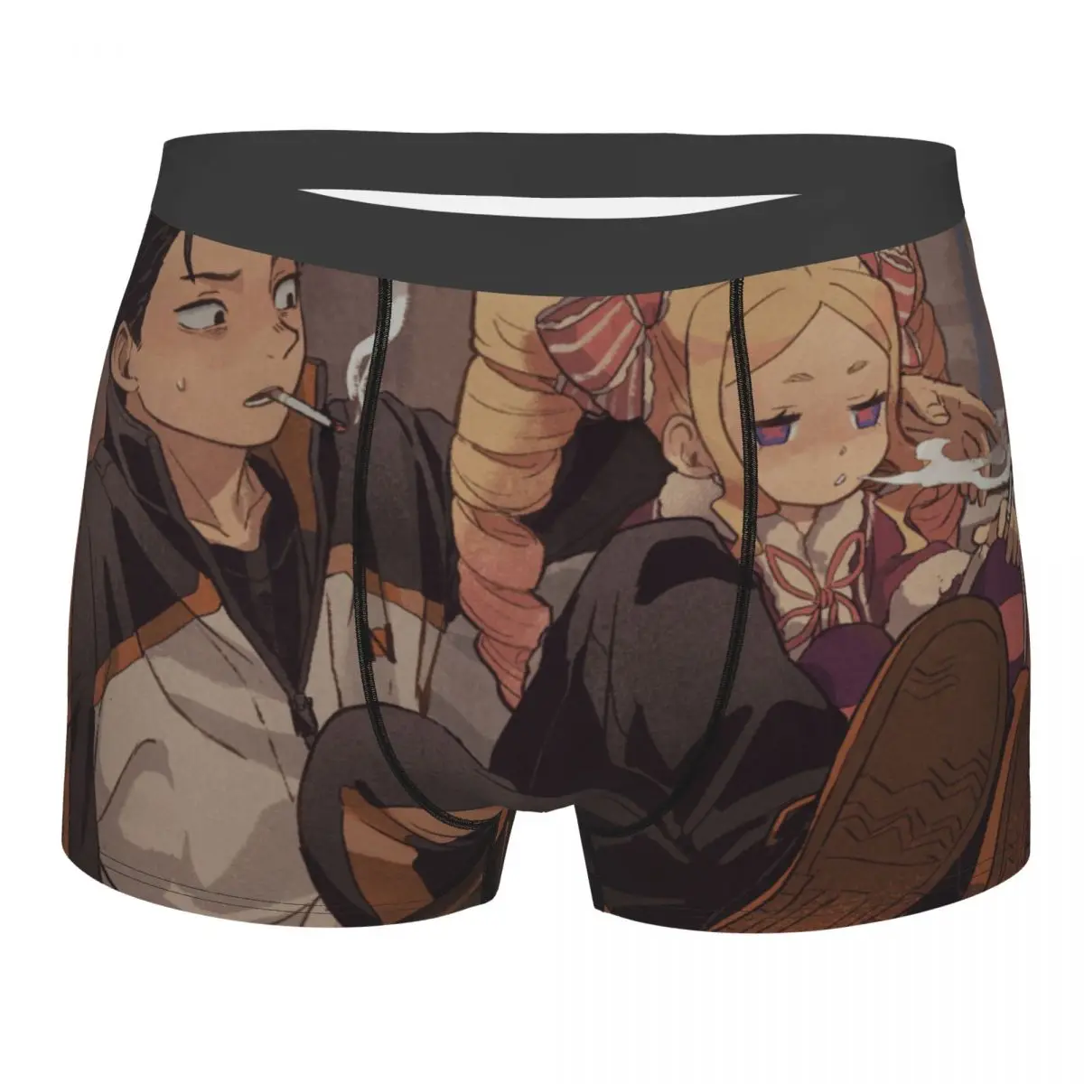 

Natsuki And Beatrice Man's Boxer Briefs Underpants Life in a different world from zero Breathable High Quality Sexy Shorts Gift