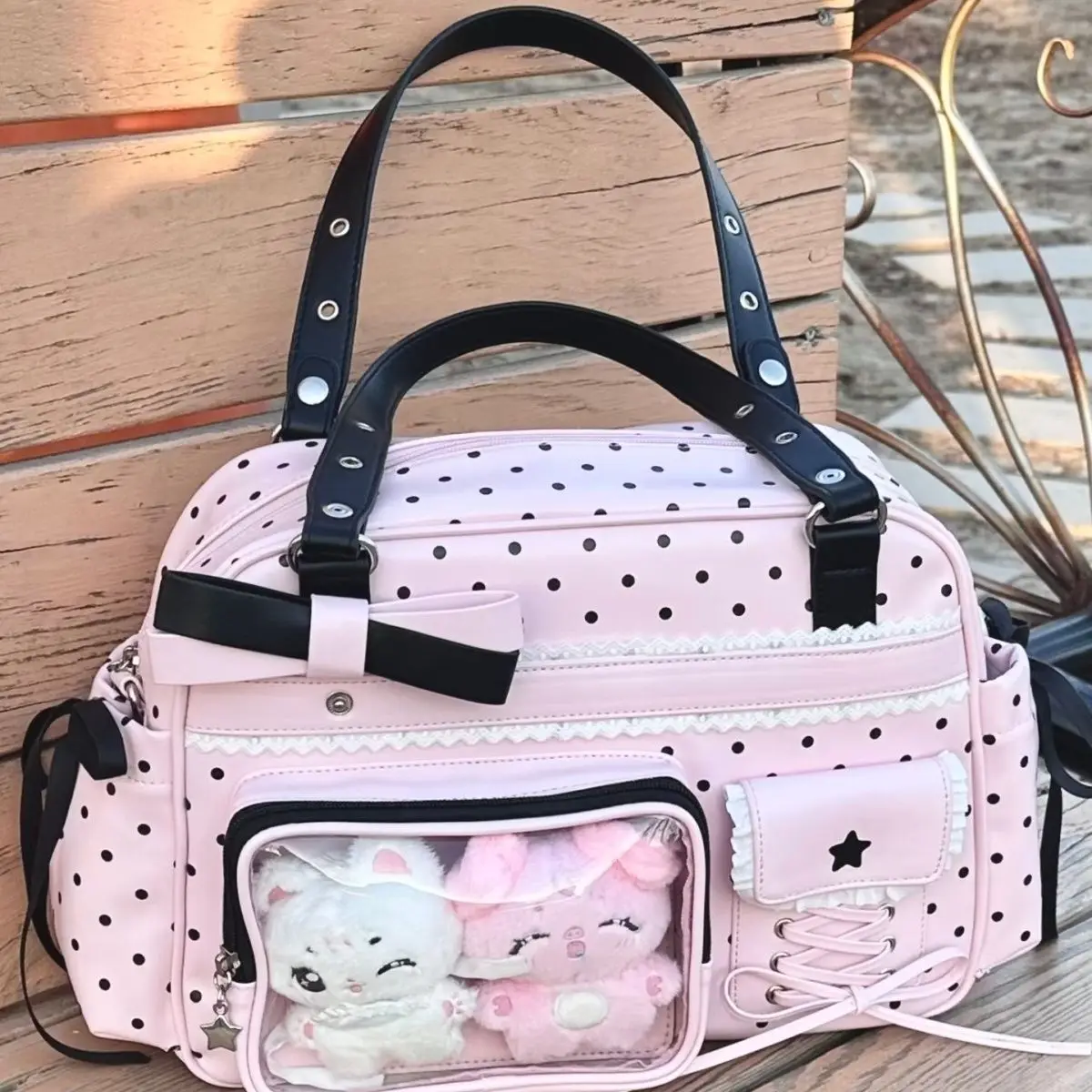 Kawaii Soft Pastel Ita Harajuku Tote Shoulder Bag - Special Edition