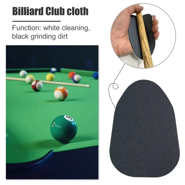 1PC Professional Billiard Pool Cue Burnisher Cleaner Polisher Frosted Paper Cleaning Snooker Pole Training Pool Ball Accessories 1