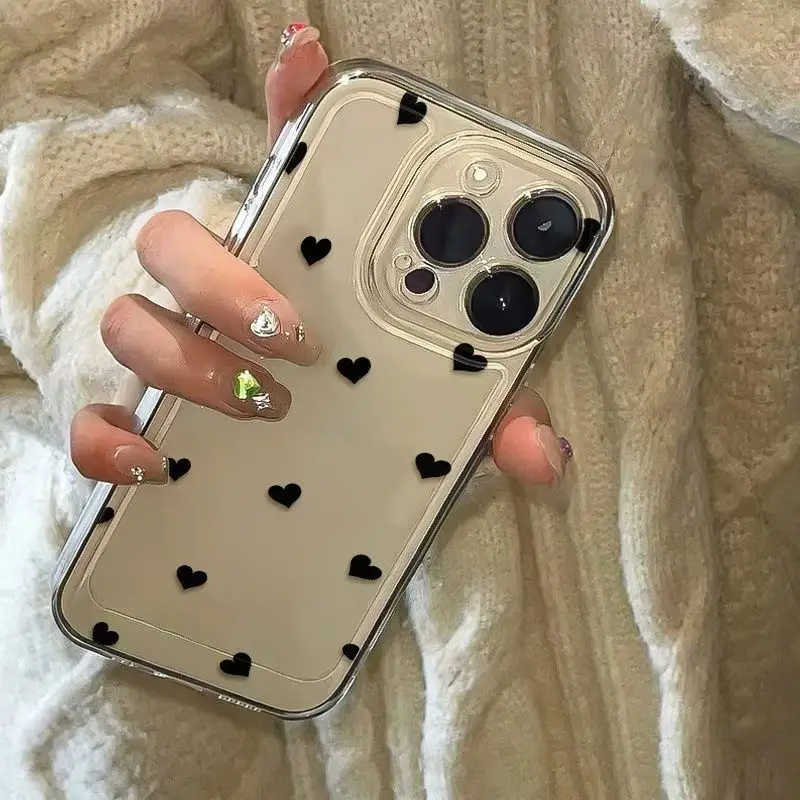 Elegant Transparent Shockproof Bumper Case - Clear Luxury Cover