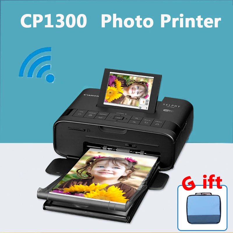 Canon SELPHY CP1300 Wireless mini Photo Printer Compatible KP 108IN RP