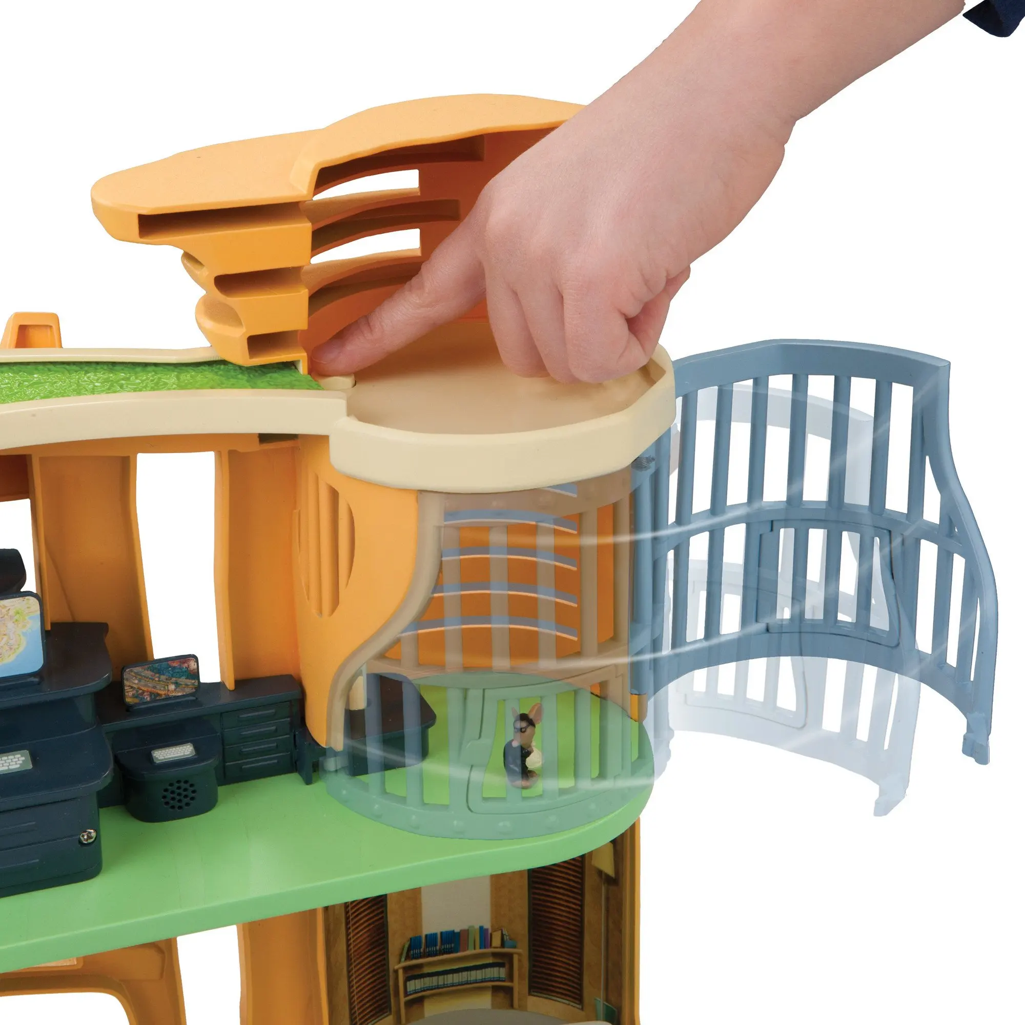 Disney Zootopia Police Station Play Set with Figures Lights Sounds NEW Playset A Very Large Model Building Police Traffic Bureau 5