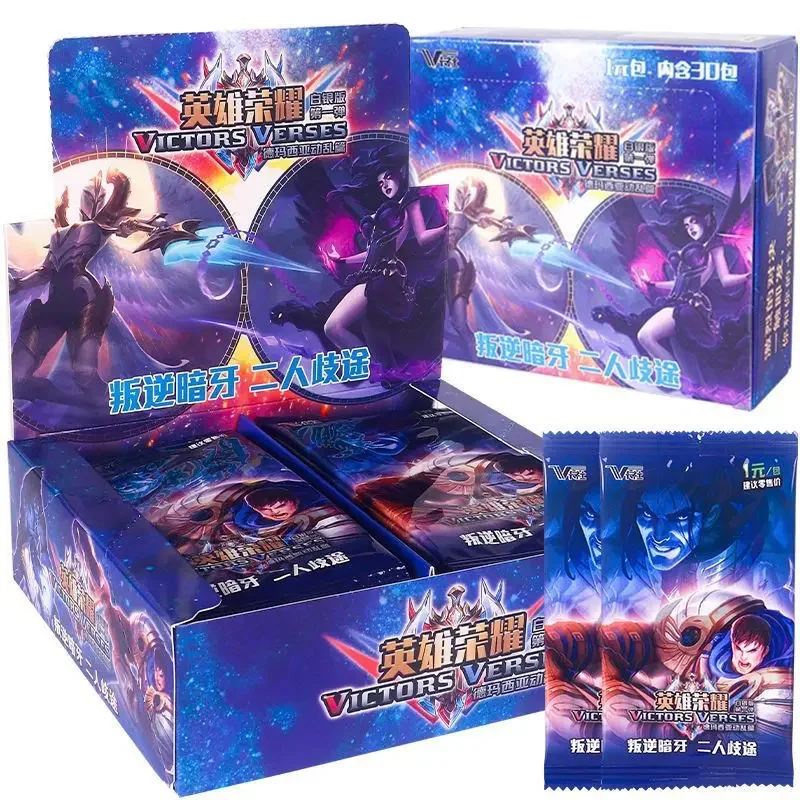 

Original VICTORS VERSES Hero Card Collection League of Legends Cards For Child Kids Toys Gift playing Tcg game cards Home Toys